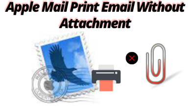 apple mail print email without attachment